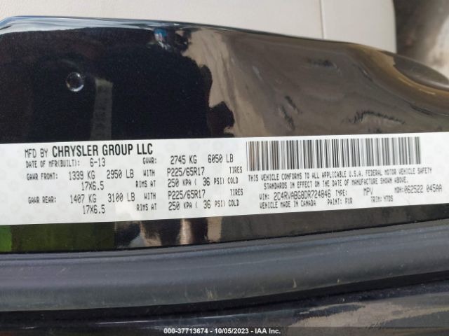 Photo 8 VIN: 2C4RVABG8DR724846 - VOLKSWAGEN ROUTAN 