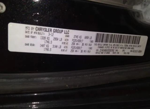 Photo 8 VIN: 2C4RVABGXCR293702 - VOLKSWAGEN ROUTAN 