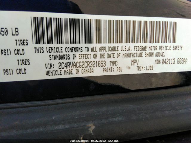 Photo 8 VIN: 2C4RVACG2CR321653 - VOLKSWAGEN ROUTAN 