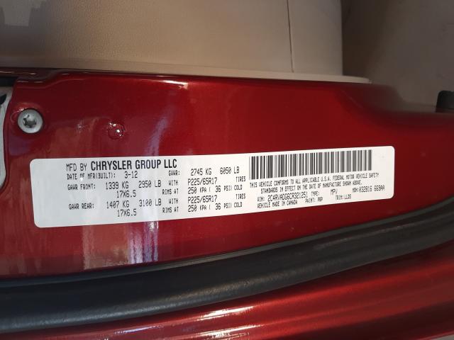 Photo 9 VIN: 2C4RVADG6CR321251 - VOLKSWAGEN ROUTAN SEL 