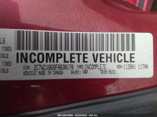 Photo 8 VIN: 2C7WC1BG9FR638170 - CHRYSLER TOWN & COUNTRY 