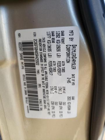 Photo 9 VIN: 2C8GF68465R425922 - CHRYSLER PACIFICA T 