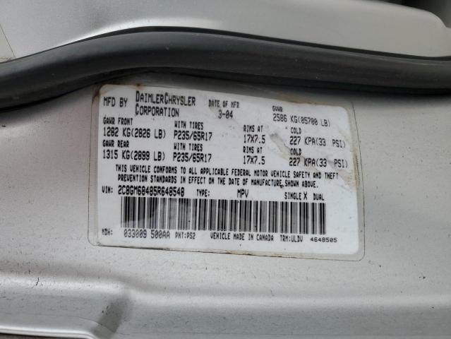 Photo 12 VIN: 2C8GM68485R648548 - CHRYSLER PACIFICA T 