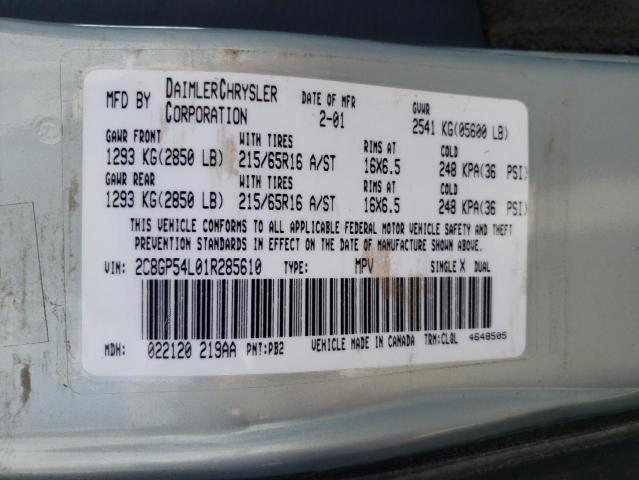 Photo 12 VIN: 2C8GP54L01R285610 - CHRYSLER TOWN & COU 