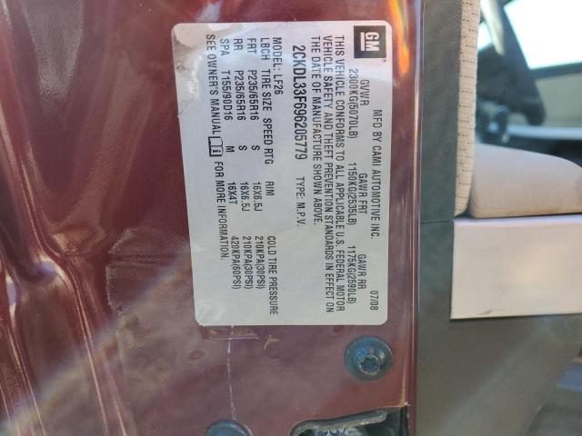 Photo 12 VIN: 2CKDL33F696205779 - PONTIAC TORRENT 