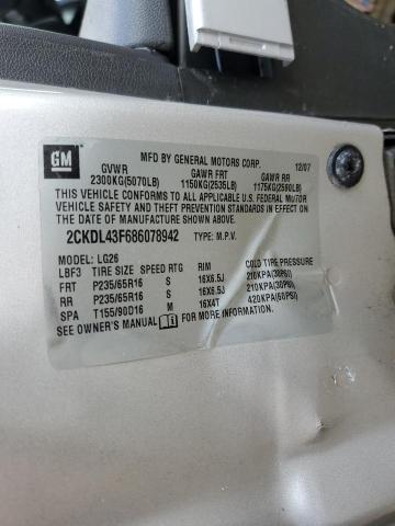 Photo 13 VIN: 2CKDL43F686078942 - PONTIAC TORRENT 