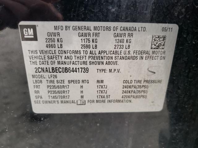 Photo 9 VIN: 2CNALBEC0B6441739 - CHEVROLET EQUINOX 