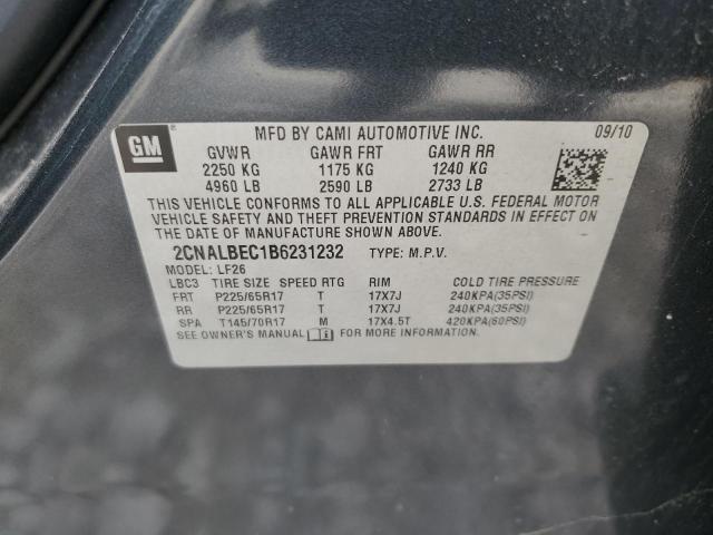 Photo 12 VIN: 2CNALBEC1B6231232 - CHEVROLET EQUINOX 