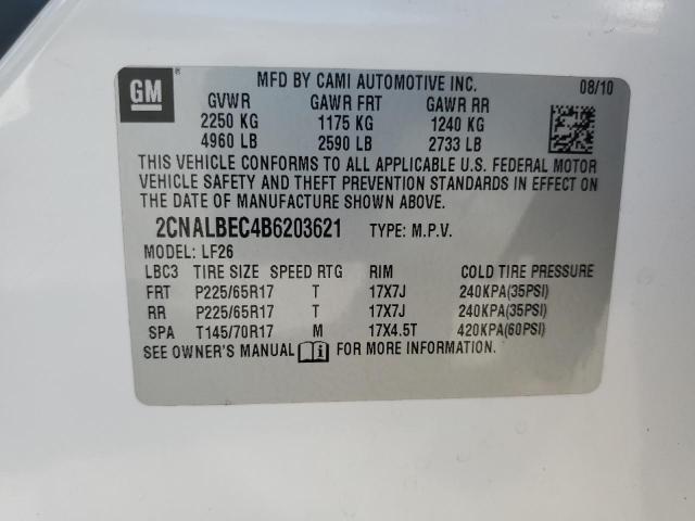 Photo 12 VIN: 2CNALBEC4B6203621 - CHEVROLET EQUINOX 