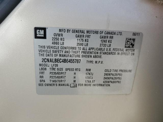 Photo 12 VIN: 2CNALBEC4B6455787 - CHEVROLET EQUINOX 