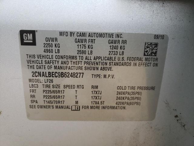 Photo 12 VIN: 2CNALBEC9B6248277 - CHEVROLET EQUINOX 