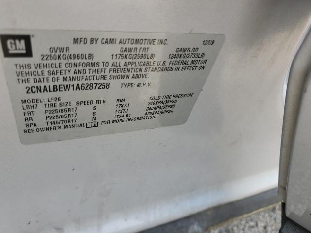 Photo 12 VIN: 2CNALBEW1A6287258 - CHEVROLET EQUINOX LS 