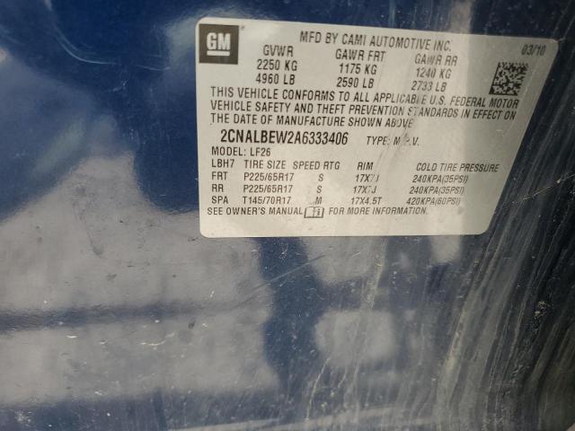 Photo 12 VIN: 2CNALBEW2A6333406 - CHEVROLET EQUINOX 