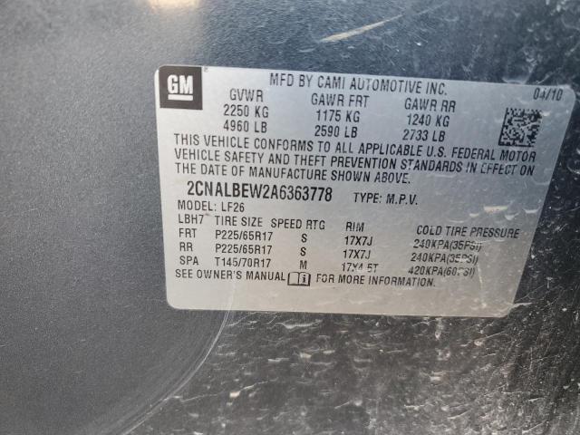 Photo 12 VIN: 2CNALBEW2A6363778 - CHEVROLET EQUINOX 