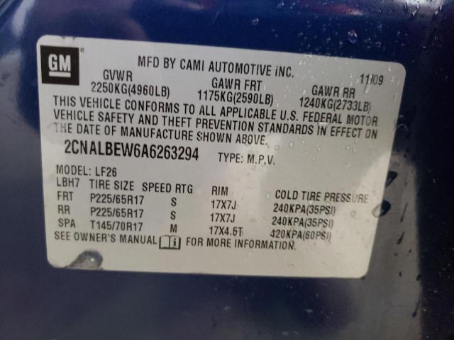 Photo 12 VIN: 2CNALBEW6A6263294 - CHEVROLET EQUINOX 