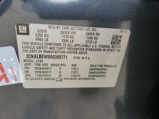 Photo 12 VIN: 2CNALBEW8A6389771 - CHEVROLET EQUINOX 