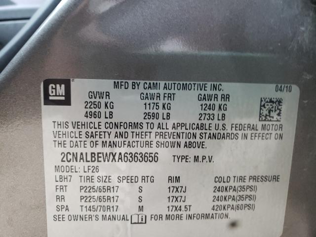 Photo 9 VIN: 2CNALBEWXA6363656 - CHEVROLET EQUINOX LS 