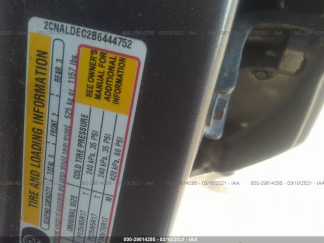 Photo 8 VIN: 2CNALDEC2B6444752 - CHEVROLET EQUINOX 