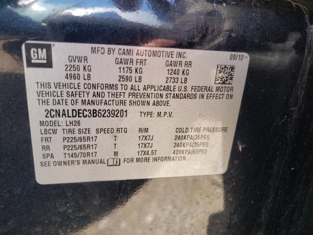 Photo 11 VIN: 2CNALDEC3B6239201 - CHEVROLET EQUINOX LT 