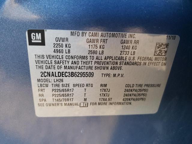 Photo 12 VIN: 2CNALDEC3B6295509 - CHEVROLET EQUINOX 