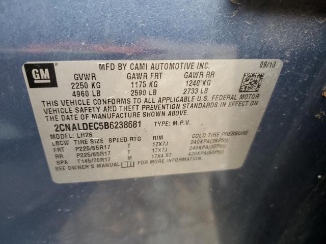 Photo 12 VIN: 2CNALDEC5B6238681 - CHEVROLET EQUINOX LT 