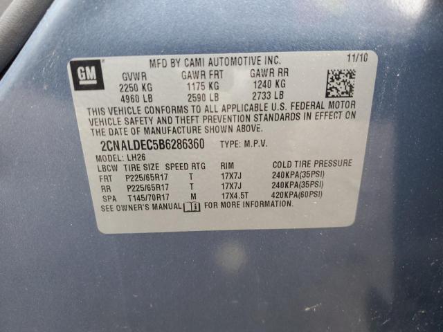 Photo 12 VIN: 2CNALDEC5B6286360 - CHEVROLET EQUINOX 