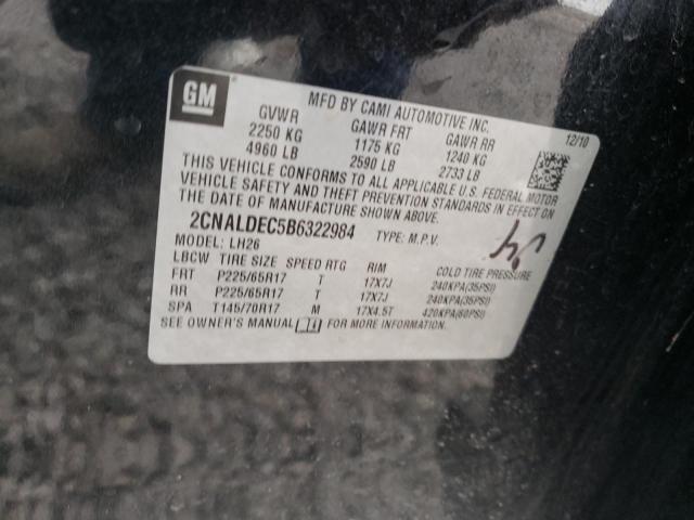 Photo 11 VIN: 2CNALDEC5B6322984 - CHEVROLET EQUINOX LT 