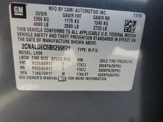 Photo 12 VIN: 2CNALDEC6B6299621 - CHEVROLET EQUINOX LT 