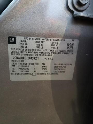 Photo 9 VIN: 2CNALDEC7B6430071 - CHEVROLET EQUINOX LT 