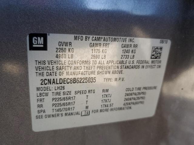 Photo 11 VIN: 2CNALDEC8B6225035 - CHEVROLET EQUINOX 