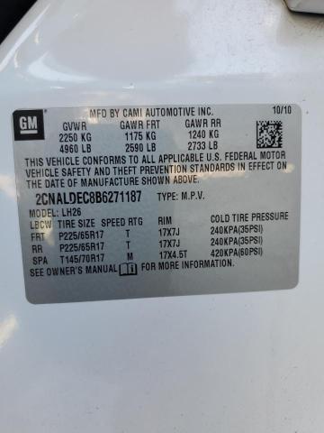 Photo 11 VIN: 2CNALDEC8B6271187 - CHEVROLET EQUINOX LT 