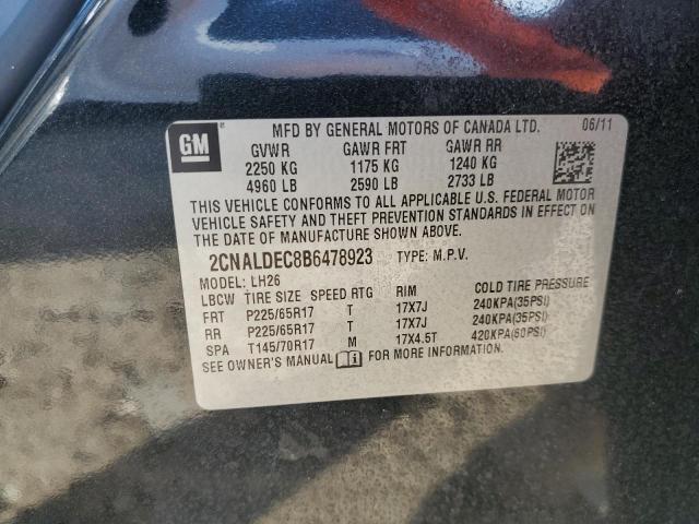 Photo 12 VIN: 2CNALDEC8B6478923 - CHEVROLET EQUINOX LT 