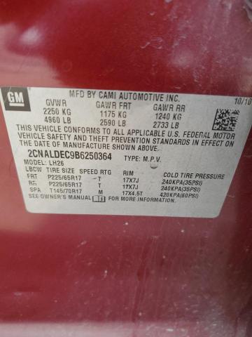 Photo 11 VIN: 2CNALDEC9B6250364 - CHEVROLET EQUINOX 