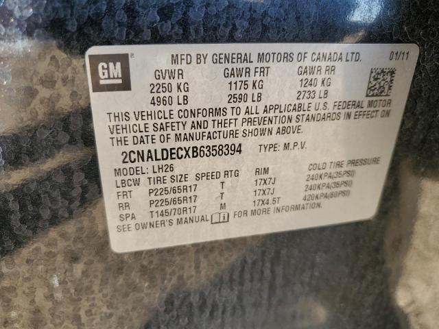 Photo 12 VIN: 2CNALDECXB6358394 - CHEVROLET EQUINOX LT 