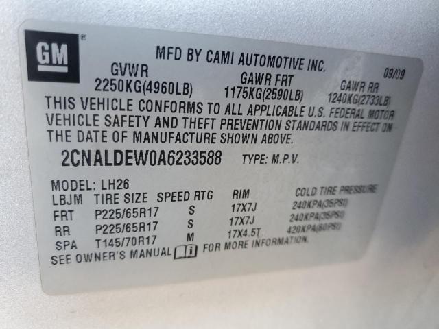 Photo 11 VIN: 2CNALDEW0A6233588 - CHEVROLET EQUINOX 