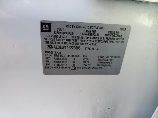 Photo 12 VIN: 2CNALDEW1A6220686 - CHEVROLET EQUINOX 