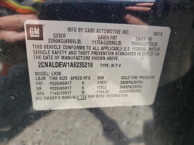 Photo 9 VIN: 2CNALDEW1A6235219 - CHEVROLET EQUINOX LT 