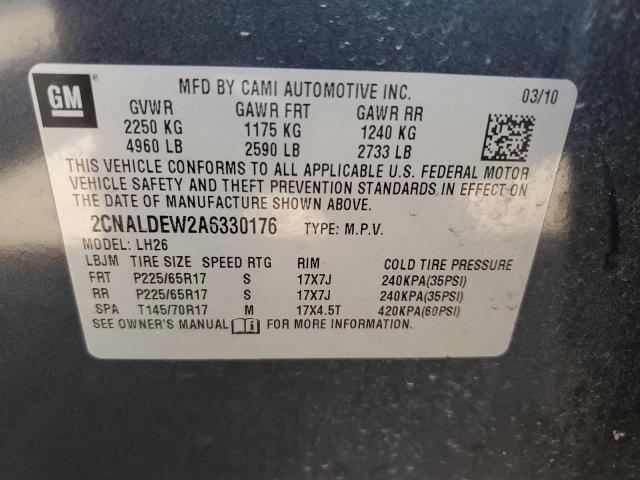 Photo 12 VIN: 2CNALDEW2A6330176 - CHEVROLET EQUINOX 