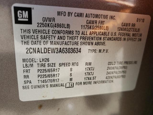 Photo 12 VIN: 2CNALDEW3A6303634 - CHEVROLET EQUINOX 