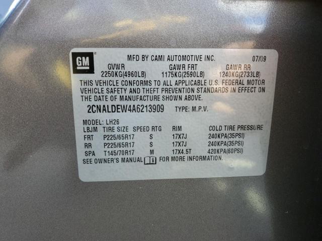 Photo 12 VIN: 2CNALDEW4A6213909 - CHEVROLET EQUINOX 