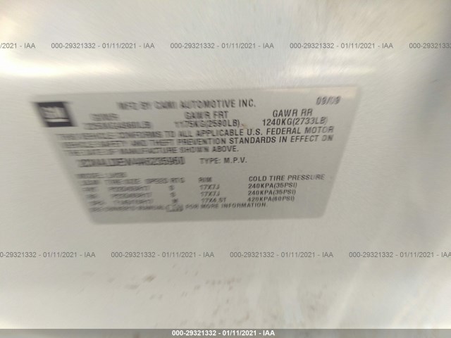 Photo 8 VIN: 2CNALDEW4A6235960 - CHEVROLET EQUINOX 