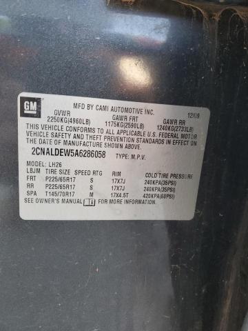 Photo 13 VIN: 2CNALDEW5A6286058 - CHEVROLET EQUINOX LT 