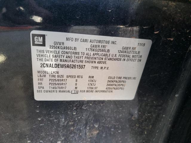 Photo 11 VIN: 2CNALDEW9A6261597 - CHEVROLET EQUINOX LT 