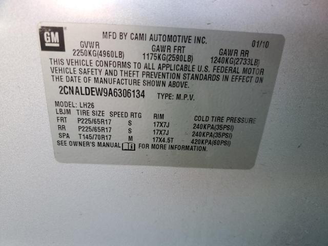 Photo 12 VIN: 2CNALDEW9A6306134 - CHEVROLET EQUINOX LT 