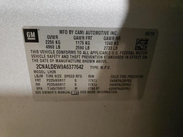 Photo 11 VIN: 2CNALDEW9A6377642 - CHEVROLET EQUINOX 