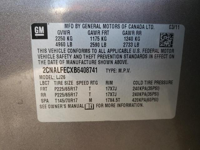 Photo 12 VIN: 2CNALFECXB6408741 - CHEVROLET EQUINOX 