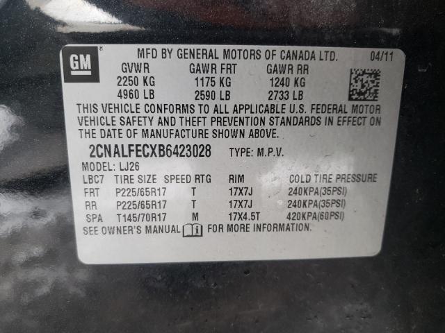 Photo 9 VIN: 2CNALFECXB6423028 - CHEVROLET EQUINOX LT 