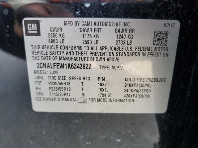 Photo 12 VIN: 2CNALFEW1A6343822 - CHEVROLET EQUINOX 