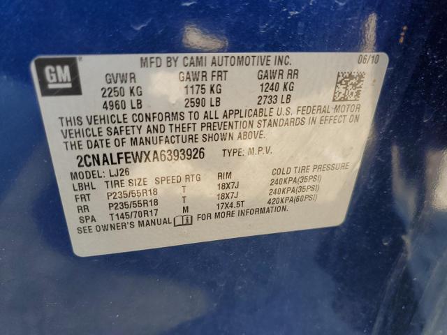 Photo 12 VIN: 2CNALFEWXA6393926 - CHEVROLET EQUINOX LT 