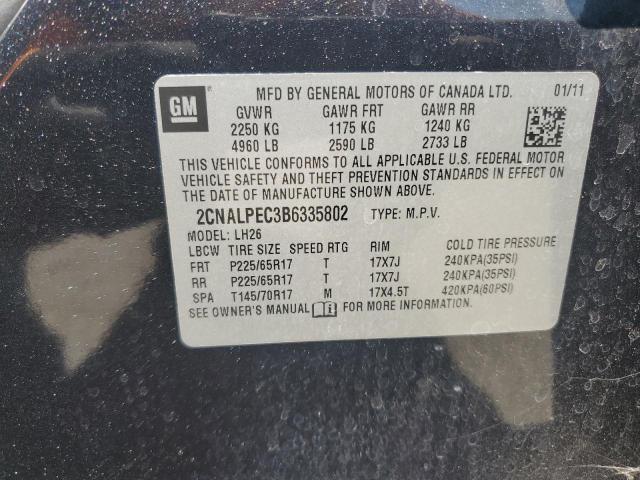 Photo 12 VIN: 2CNALPEC3B6335802 - CHEVROLET EQUINOX 